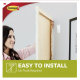 3M Command™ Jumbo Canvas Hanger 2kg, 1 Hook + 4 Strips/Pack - White 3M Command™ Jumbo Canvas Hanger 2kg, 1 Hook + 4 Strips/Pack - White
